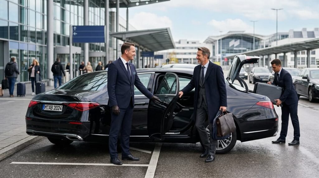 Chauffeur vom Flughafen München zum Novotel München Messe