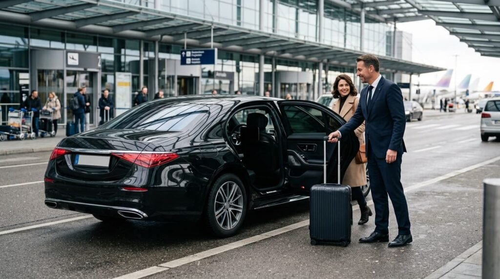 Chauffeur von Flughafen München nach Marriott Bonvoy