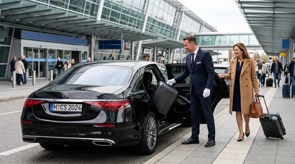 Chauffeur von Flughafen München nach Roomers