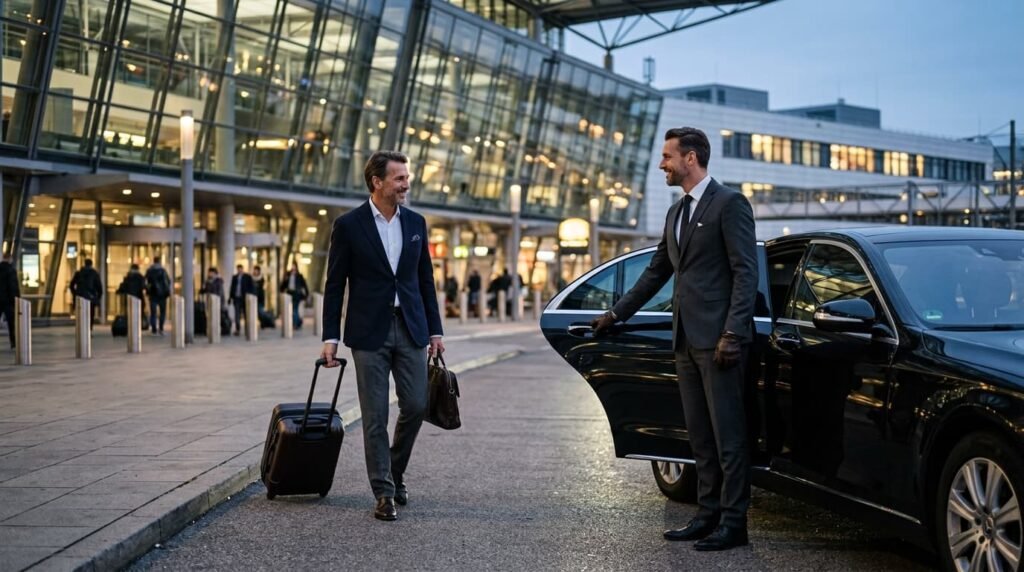Chauffeur von München nach Aschheim