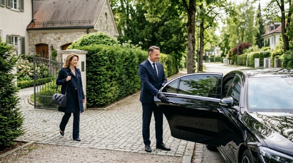 Chauffeur von München nach Grünwald