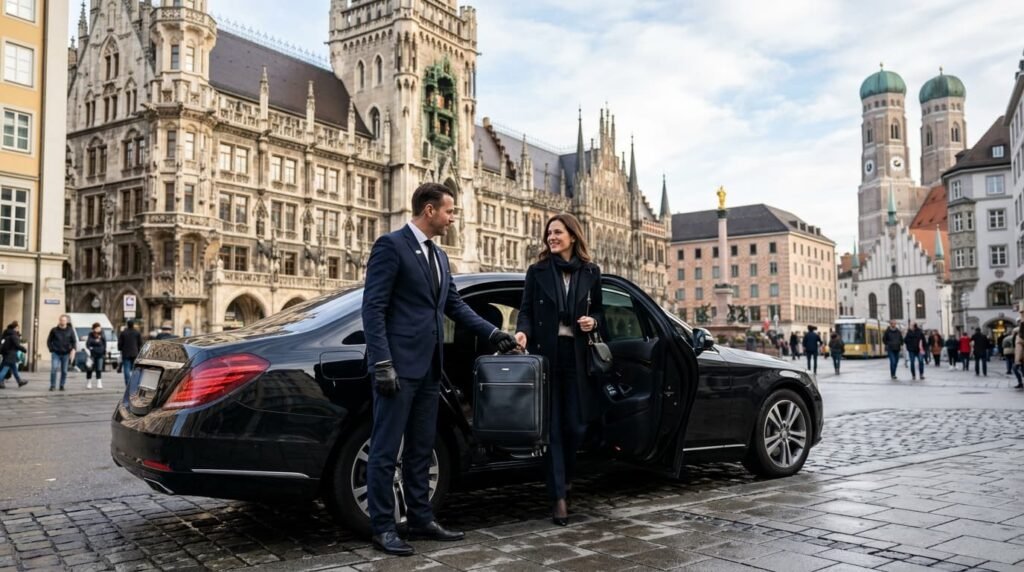 Chauffeurservice am Marienplatz