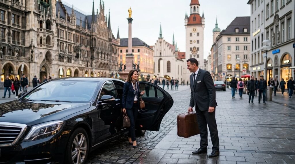 Chauffeurservice am Odeonsplatz